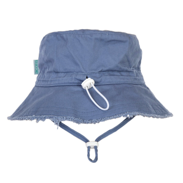 Blue Frayed Bucket Hat - Acorn Kids Accessories