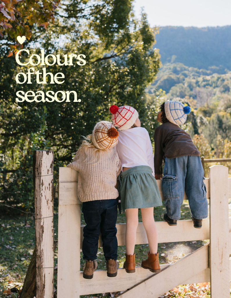 Colours of the season: the kids' winter palette that's brightening up 2026