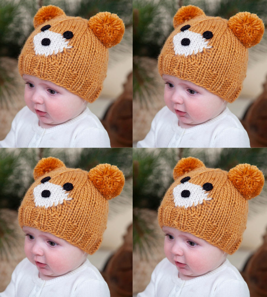 There's a Bear in There - Embrace Winter with the Adorable Handmade Bear Beanie