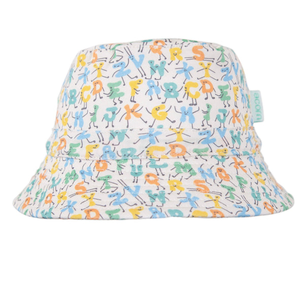 ABC's Stretch Cotton Bucket Hat - Acorn Kids Accessories