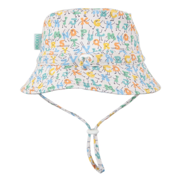 ABC's Stretch Cotton Bucket Hat - Acorn Kids Accessories