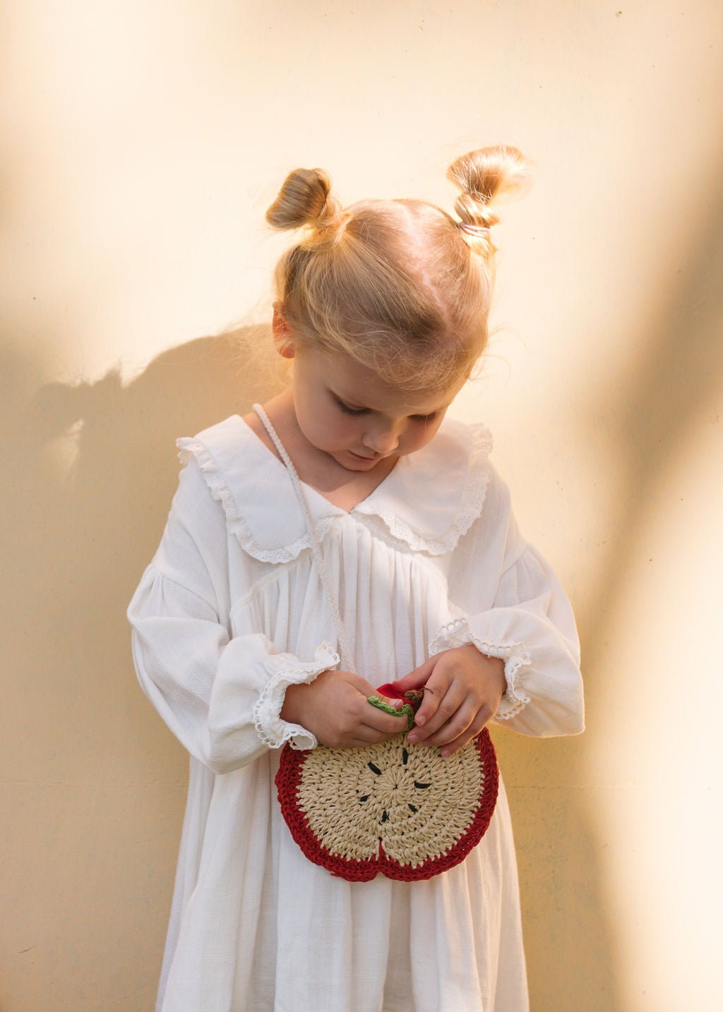 Apple Straw Bag - Acorn Kids Accessories