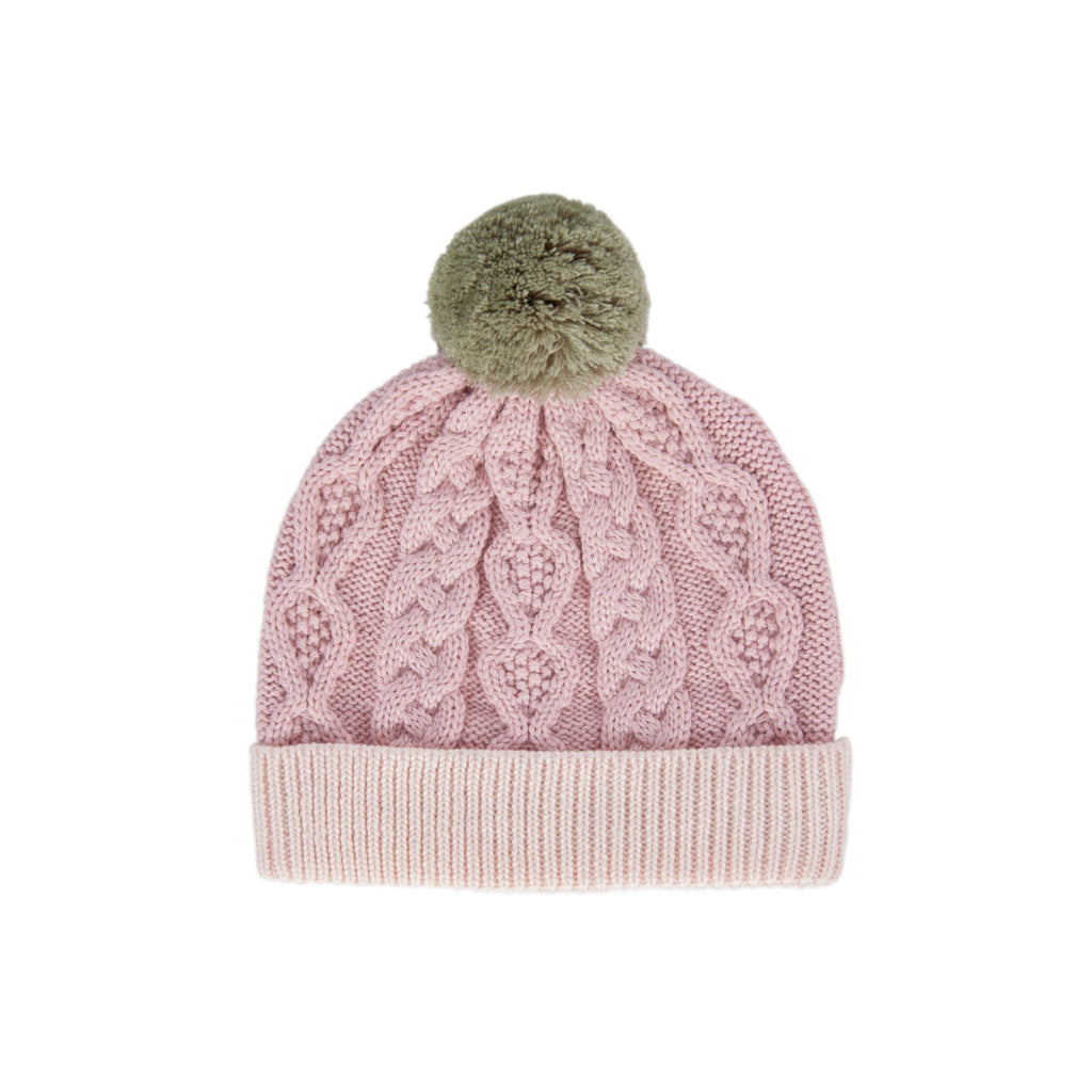 August Merino Beanie Dusty Pink - Acorn Kids Accessories