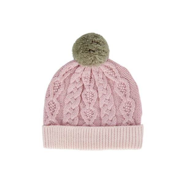 August Merino Beanie Dusty Pink - Acorn Kids Accessories