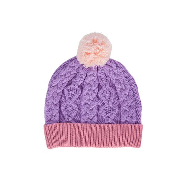 August Merino Beanie Lilac - Acorn Kids Accessories