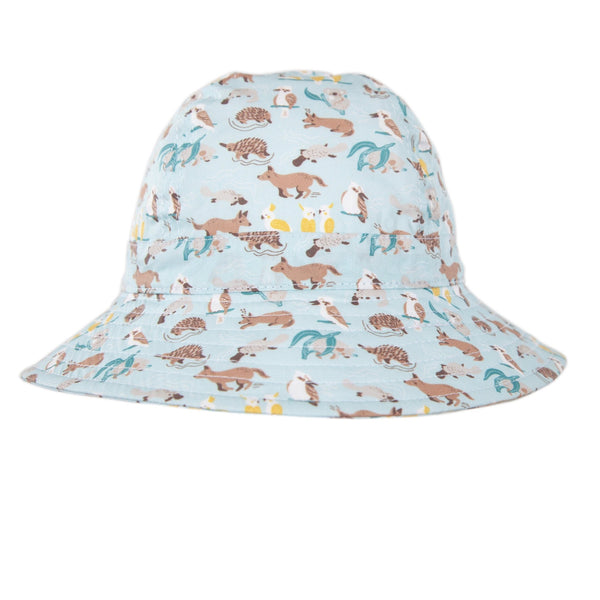 Aussie Bush Freinds Wide Brim Infant Hat - Acorn Kids Accessories