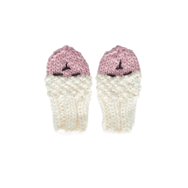 Bear Infant Mittens Cream - Acorn Kids Accessories
