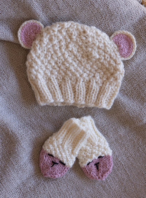Bear Infant Mittens Cream - Acorn Kids Accessories