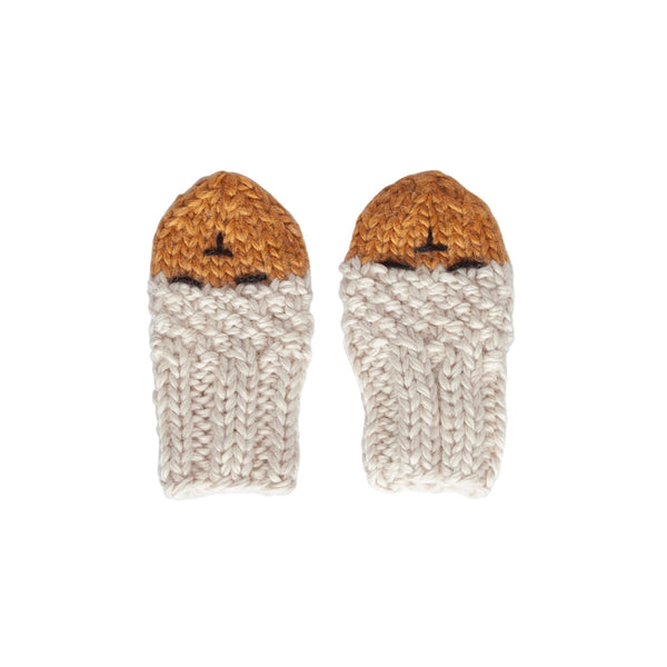 Bear Infant Mittens Oatmeal - Acorn Kids Accessories