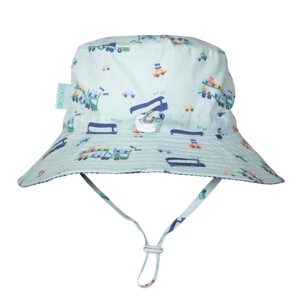 Beep Beep Wide Brim Bucket Hat - Acorn Kids Accessories