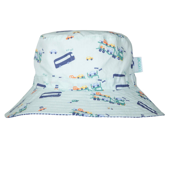 Beep Beep Wide Brim Bucket Hat - Acorn Kids Accessories