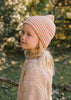 Berlin Merino Beanie Biscuit and Cream Stripe - Acorn Kids Accessories