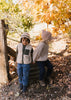 Berlin Merino Beanie Biscuit and Cream Stripe - Acorn Kids Accessories