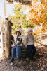 Berlin Merino Beanie Biscuit and Cream Stripe - Acorn Kids Accessories