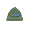 Berlin Merino Beanie Green and Blue Stripe - Acorn Kids Accessories