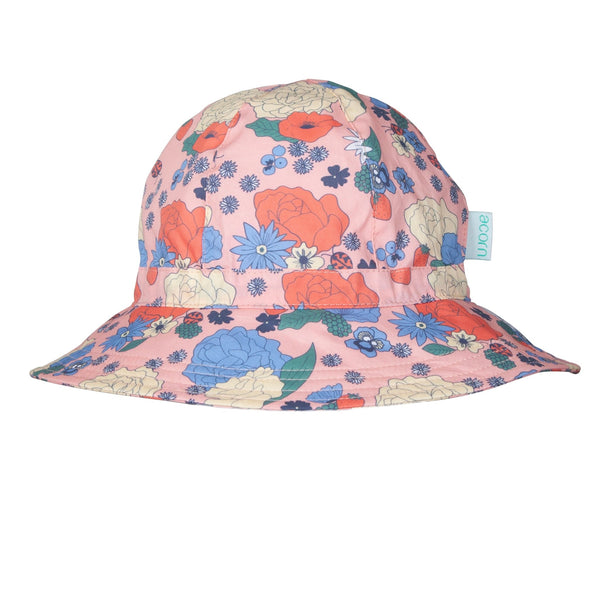 Berry Floral Wide Brim Sunhat - Acorn Kids Accessories