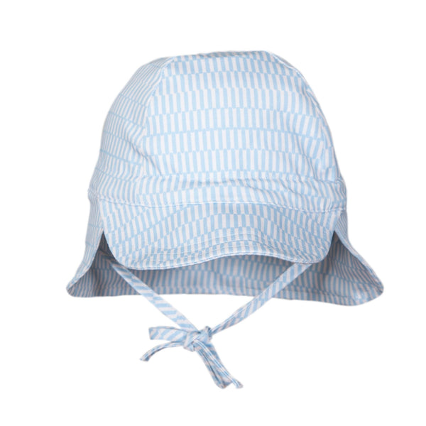 Blue Sprinkle Soft Jersey Flap Cap - Acorn Kids Accessories