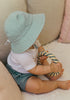 Blue Wide Brim Infant Hat - Acorn Kids Accessories