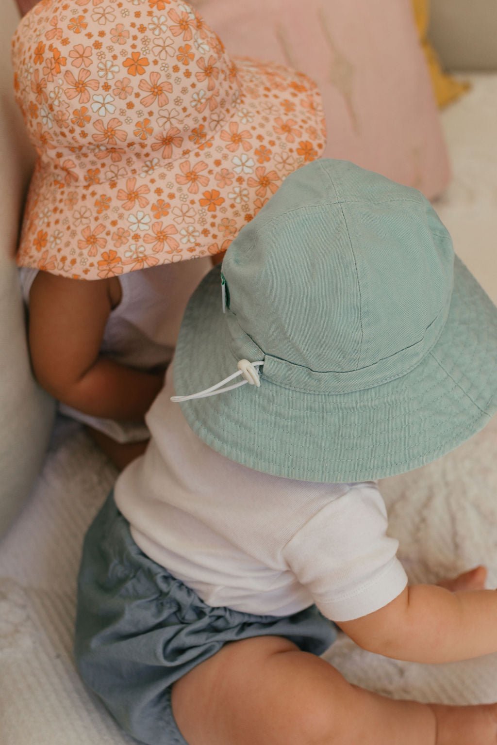 Blue Wide Brim Infant Hat - Acorn Kids Accessories