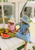 Bluebell Meadow Wide Brim Bucket Hat - Acorn Kids Accessories