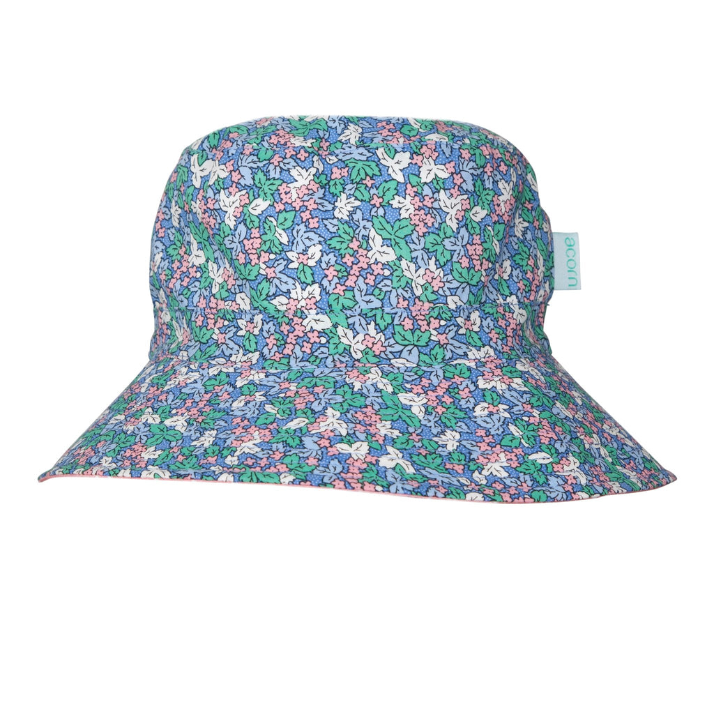 Bluebell Meadow Wide Brim Bucket Hat - Acorn Kids Accessories