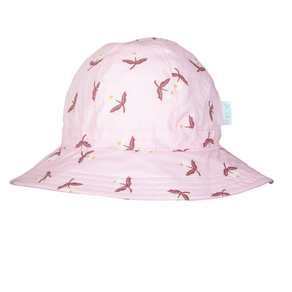 Blush Daisy Wide Brim Sunhat - Acorn Kids Accessories