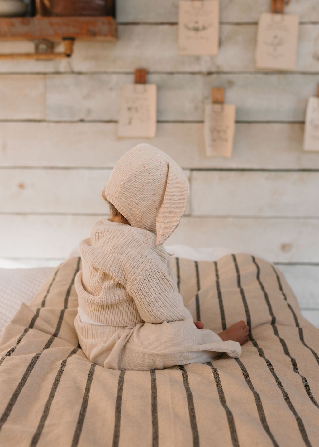 Bunny Beanie Cream - Acorn Kids Accessories