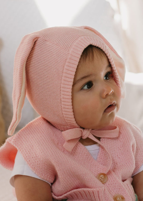 Bunny Beanie Pink - Acorn Kids Accessories