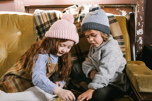 Campside 100% Merino Beanie Pink - Acorn Kids Accessories