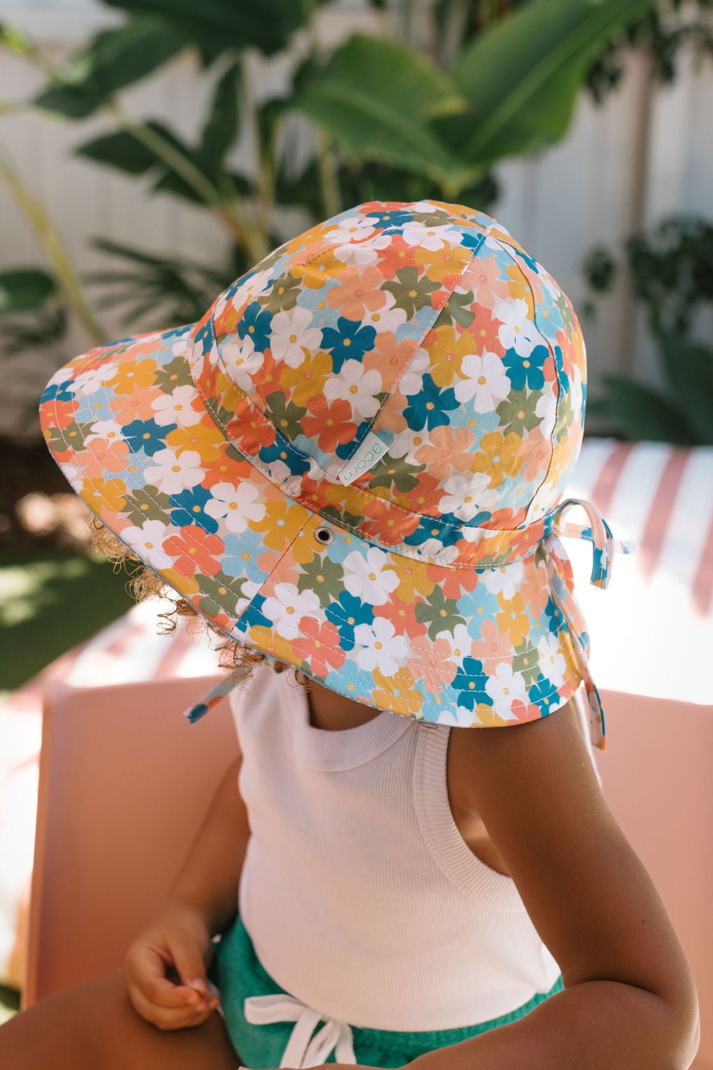 Carnival Wide Brim Reversible Sunhat - Acorn Kids Accessories