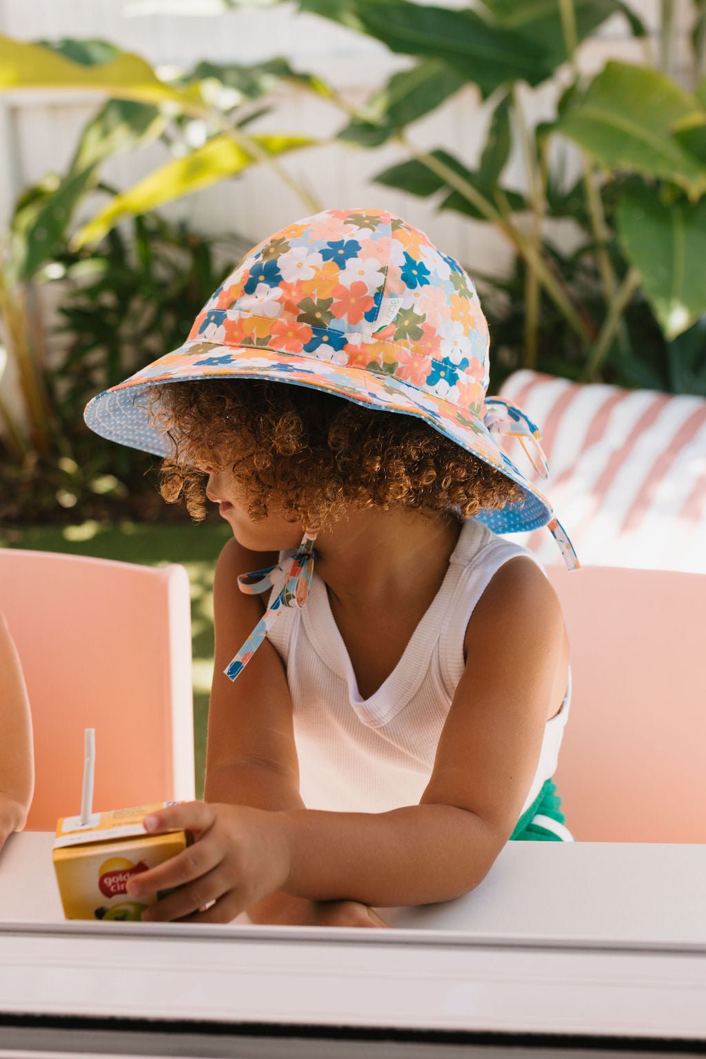 Carnival Wide Brim Reversible Sunhat - Acorn Kids Accessories