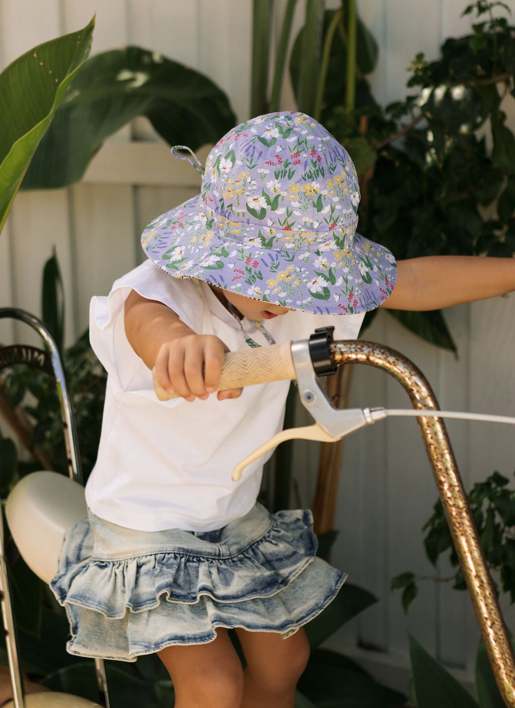 Chateau Blooms Wide Brim Sunhat - Acorn Kids Accessories
