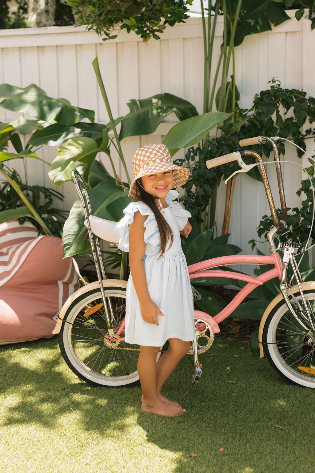 Checkmate Wide Brim Bucket Hat - Acorn Kids Accessories