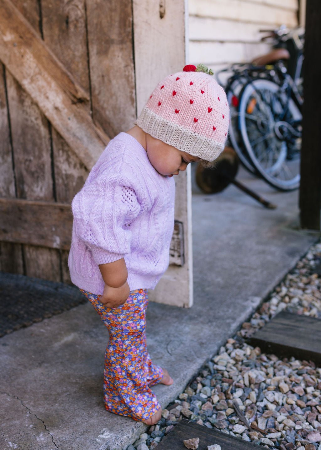 Cherry Beanie - Acorn Kids Accessories