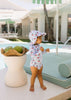 Cherry Checks Swim Flap Cap - Acorn Kids Accessories