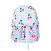 Cherry Checks Swim Flap Cap - Acorn Kids Accessories