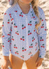Cherry Checks UPF50+ Swimming Suit - Acorn Kids Accessories