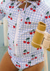 Cherry Checks UPF50+ Swimming Suit - Acorn Kids Accessories
