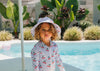 Cherry Checks Wide Brim Swim Hat - Acorn Kids Accessories