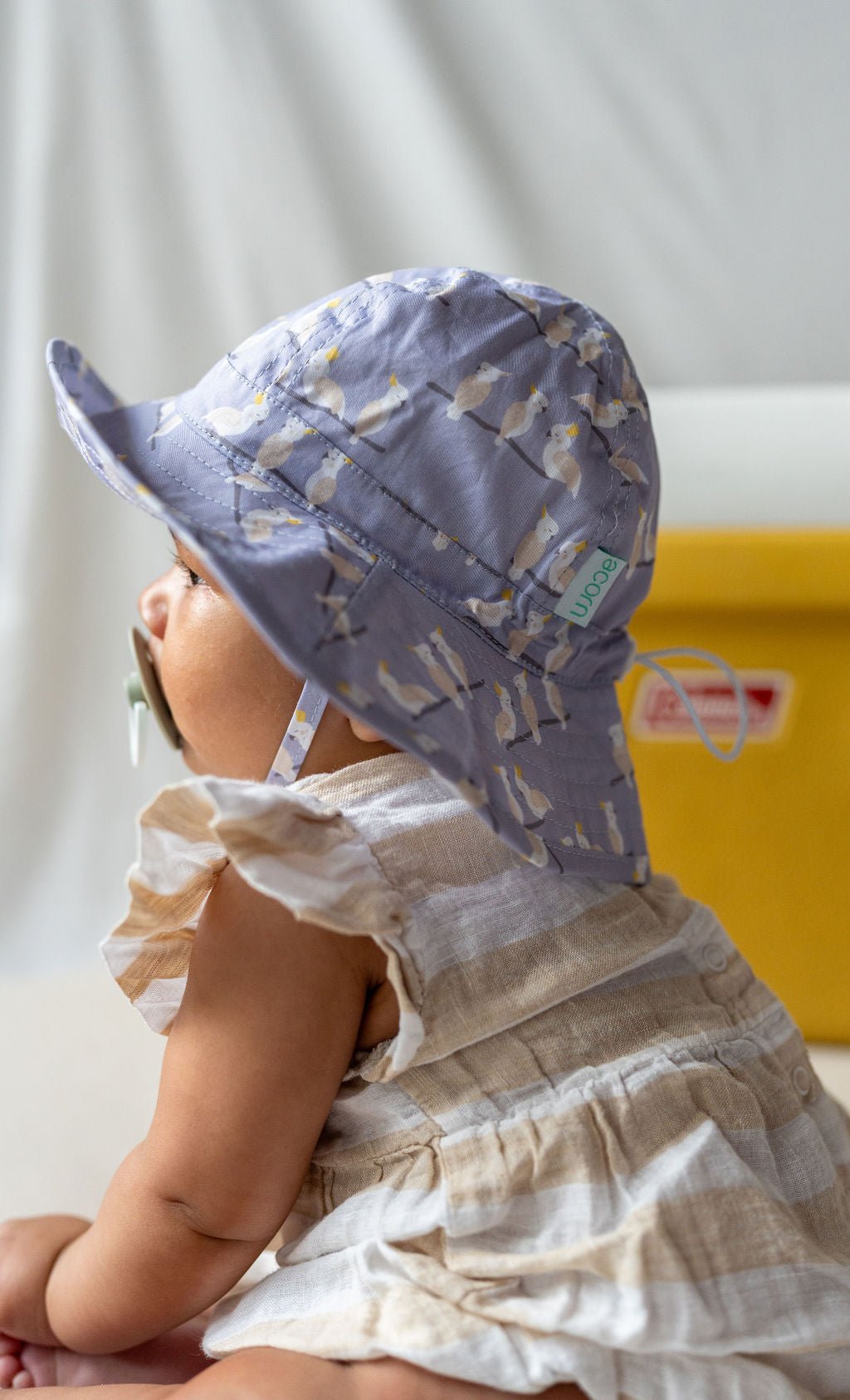 Cookatoo Wide Brim Infant Hat - Acorn Kids Accessories