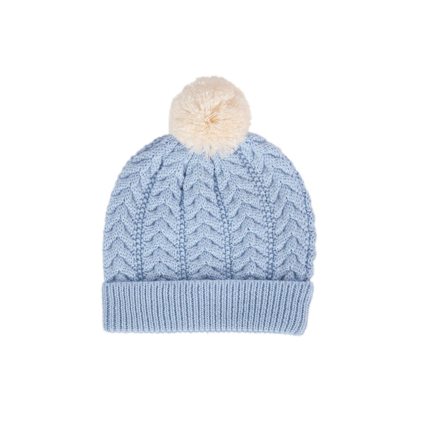Copenhagen Merino Beanie Blue - Acorn Kids Accessories
