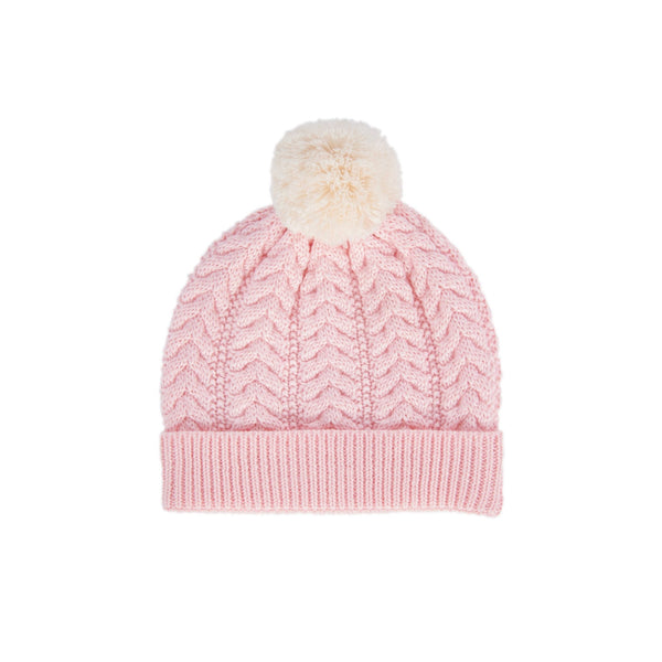 Copenhagen Merino Beanie Pink - Acorn Kids Accessories