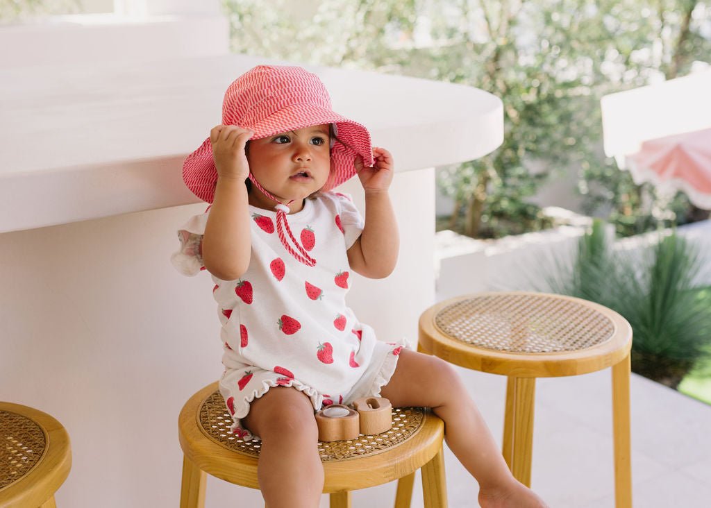 Cotton Candy Wide Brim Sunhat - Acorn Kids Accessories