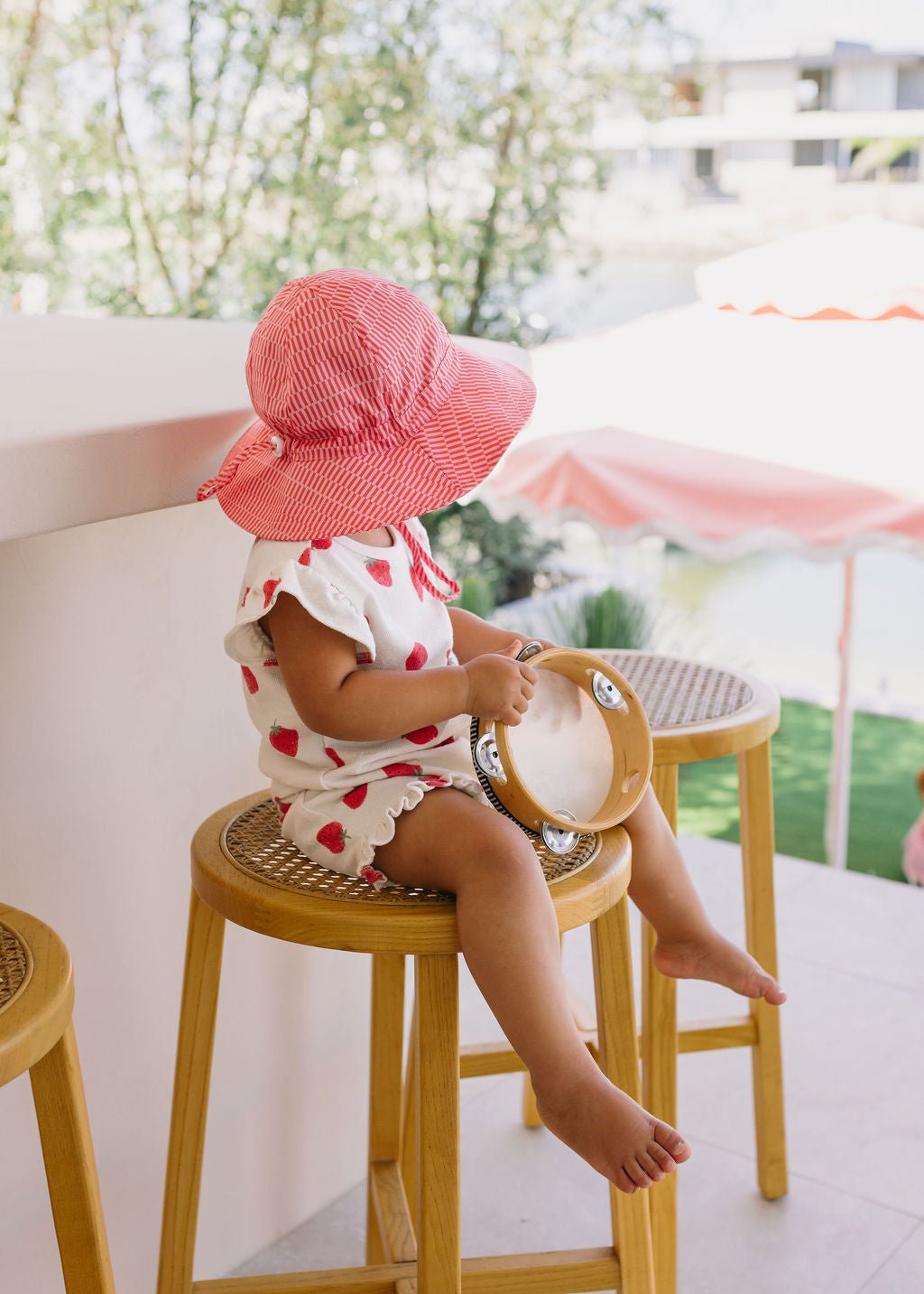 Cotton Candy Wide Brim Sunhat - Acorn Kids Accessories