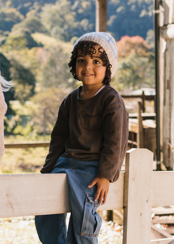 Crossroads Beanie Blue - Acorn Kids Accessories