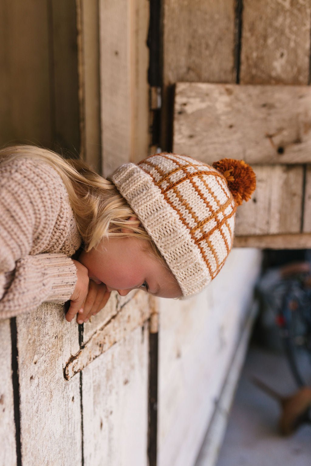 Crossroads Beanie Brown & Caramel - Acorn Kids Accessories