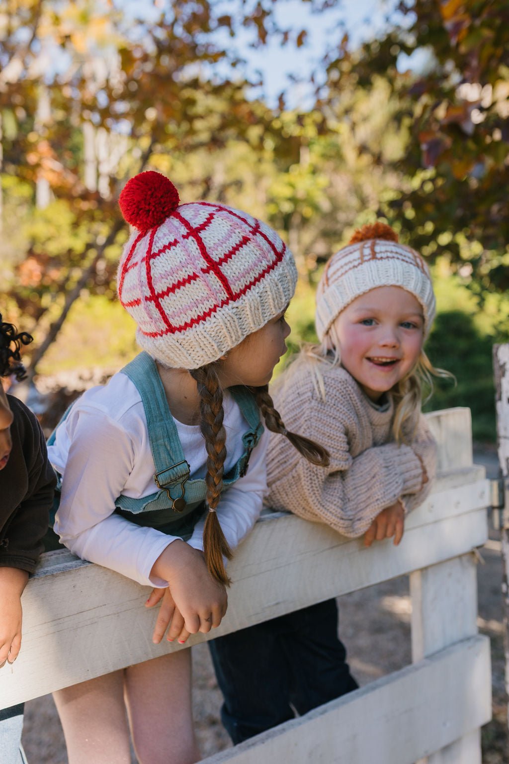 Crossroads Beanie Red & Pink - Acorn Kids Accessories