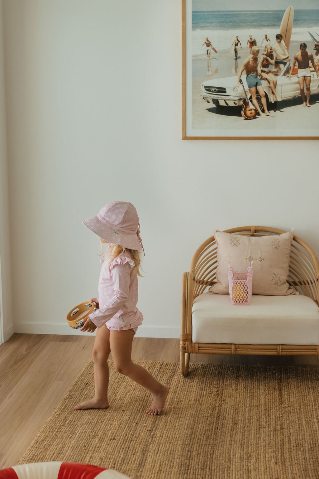 Daisy Fields Wide Brim Swim Hat - Acorn Kids Accessories