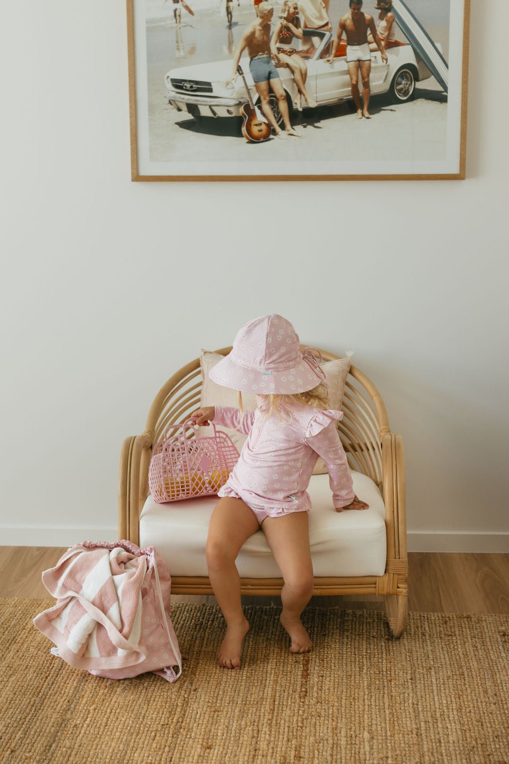 Daisy Fields Wide Brim Swim Hat - Acorn Kids Accessories