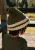 Denmark Beanie Khaki & Cream - Acorn Kids Accessories